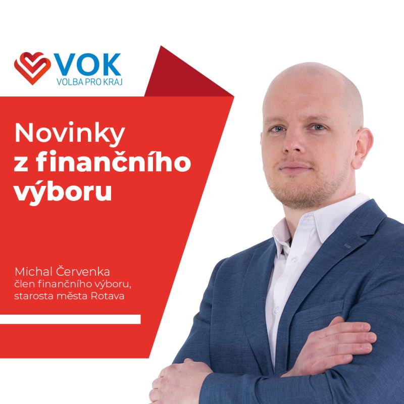 Michal Červenka, starosta města Rotava, člen Finančního výboru KK a hnutí Volba pro kraj