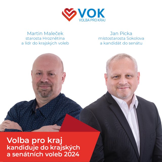Jan Picka a Martin Maleček kandidáti do voleb 2024